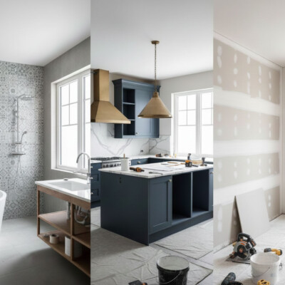 Bathroom and Kitchen Renovation & Drywall Repair